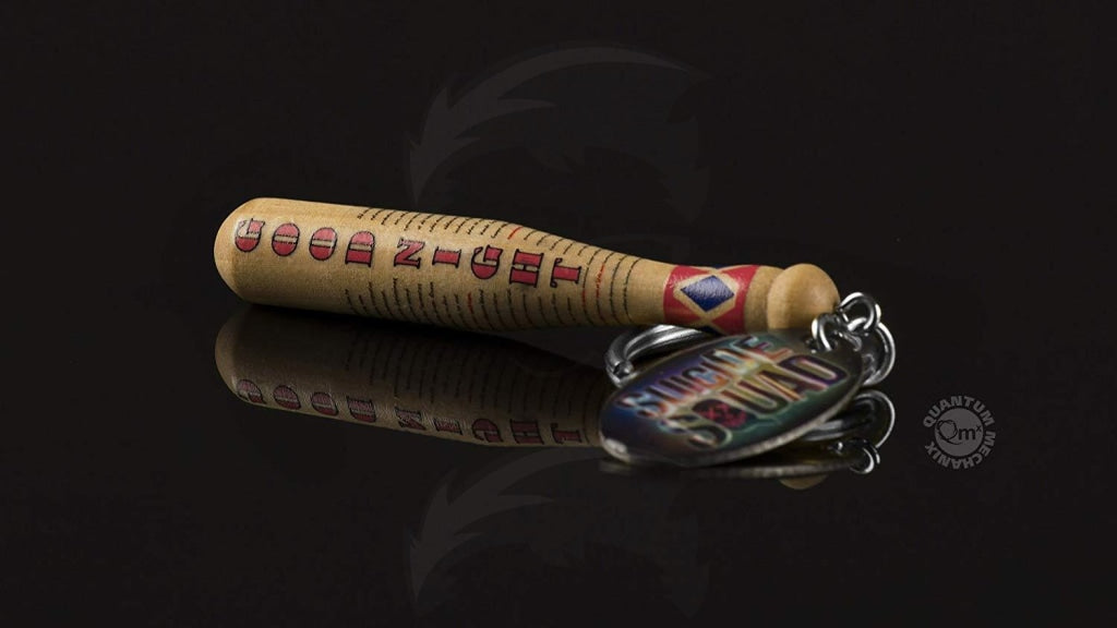 Quantum Mechanix Harley Quinns Goodnight Bat Key Chain Quantum Mechanix Harley Quinns Goodnight Bat Key Chain